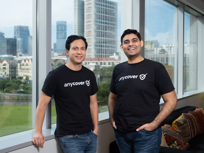 anycover cofounders Jan Rothkegel and Bharadwaj Ogirala